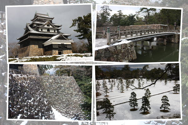 冬の山陰「松江城」