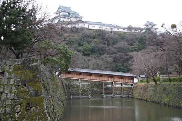 和歌山城跡「濠にかかる御橋廊下」/癒し憩い画像データベース