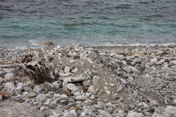 海辺の「白崎海岸」の石群/癒し憩い画像データベース