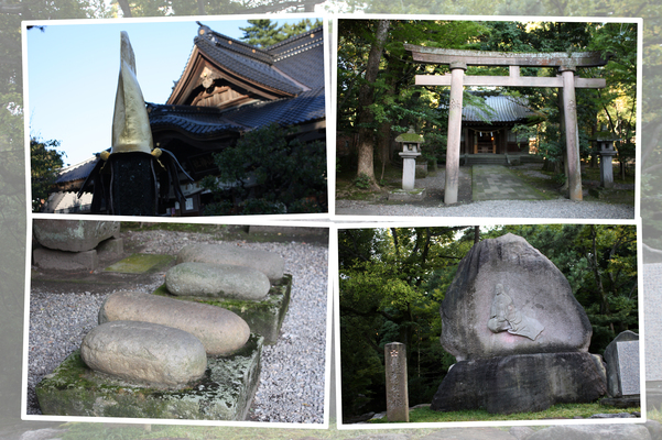 金沢・尾山神社の「金谷神社と記念像」