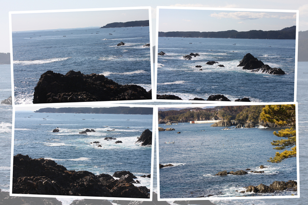 陸中海岸「碁石岬からの眺め」