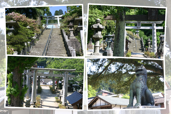 陶磁器の町、有田「陶山神社」の鳥居と参道