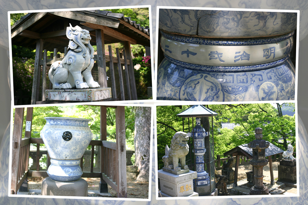 陶磁器の町、有田「陶山神社」の奉納物