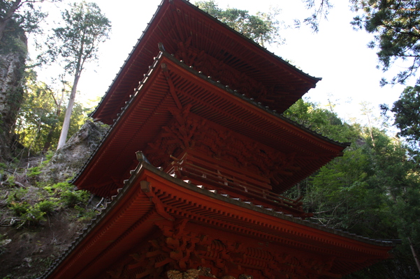 榛名神社の「三重ノ塔」