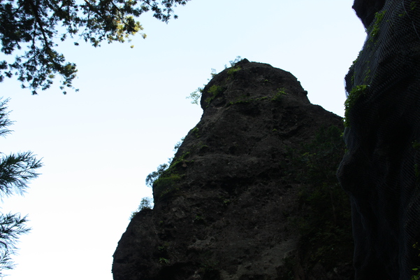 榛名神社の「御姿岩」