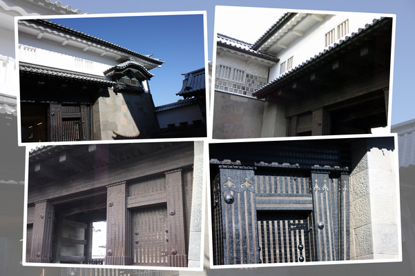 秋の金沢城「石川門・櫓門」