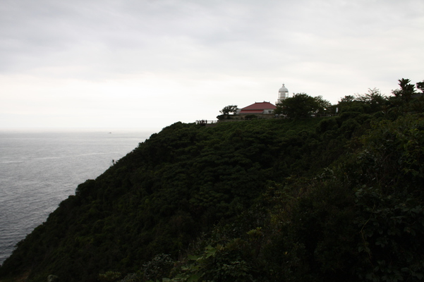 美保関灯台の遠望と日本海/癒し憩い画像データベース