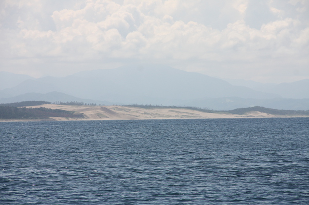 海側から見た鳥取砂丘の遠望/癒し憩い画像データベース