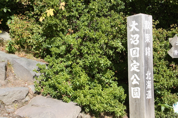 北海道の「大沼国定公園」展望台