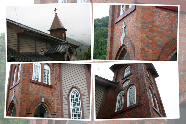 長崎・五島の「鯛ノ浦教会」外観/癒し憩い画像データベース