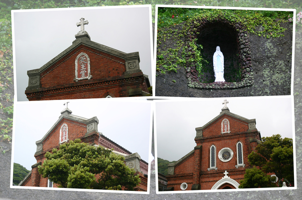 長崎・五島の「青砂ヶ浦教会」外観/癒し憩い画像データベース