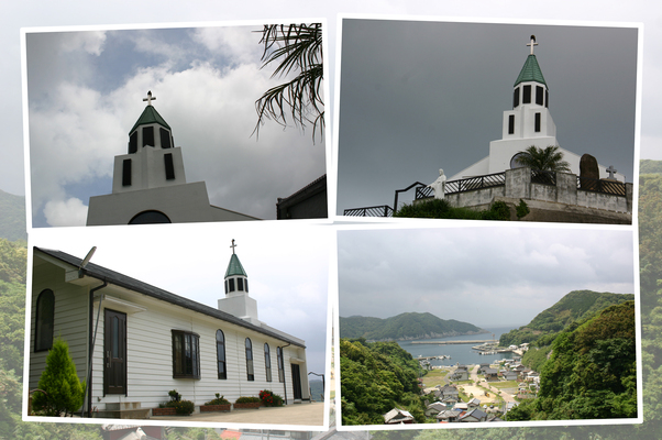 五島「土井ノ浦教会」の外観/癒し憩い画像データベース