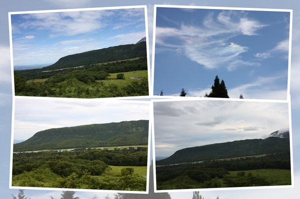 夏の蒜山高原「城山」方面と朝の変化/癒し憩い画像データベース