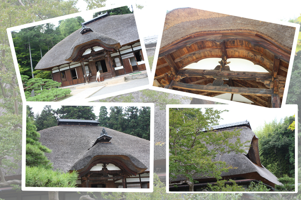 夏緑の信州・上田「常楽寺」の本堂/癒し憩い画像データベース