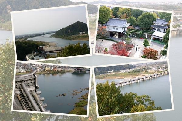 犬山城の天守閣から見た景色/癒し憩い画像データベース