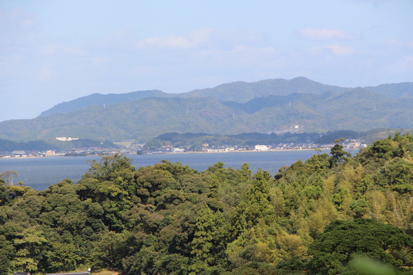 展望台から見た宍道湖