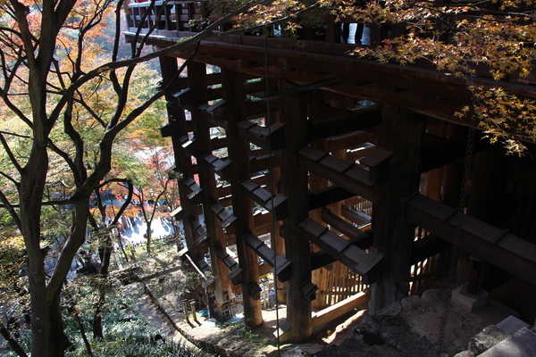 京都・清水寺「本堂舞台の懸け造り」/癒し憩い画像データベース