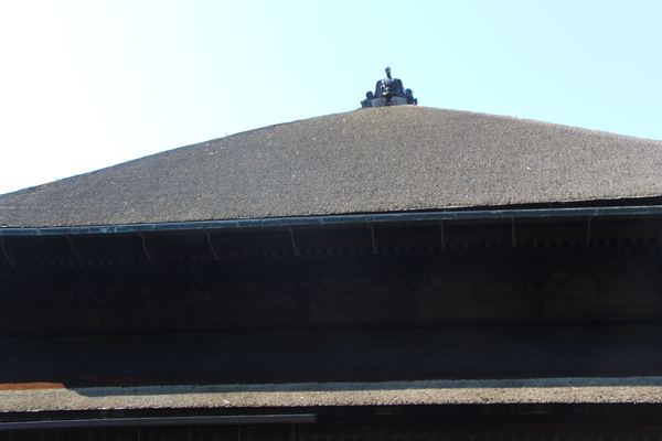 秋空と京都・清水寺「本堂屋根」/癒し憩い画像データベース