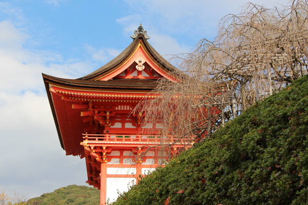 秋の清水寺「仁王門」/癒し憩い画像データベース