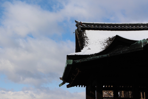 冬の京都・清水寺「本堂舞台」