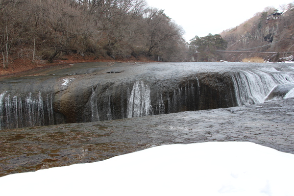 冬の「吹割の滝」
