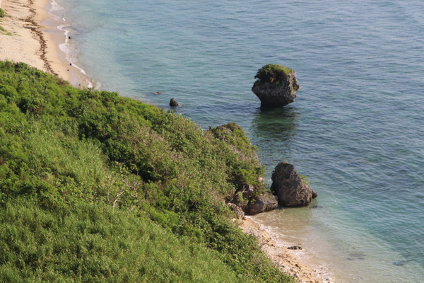岬の海岸と奇岩