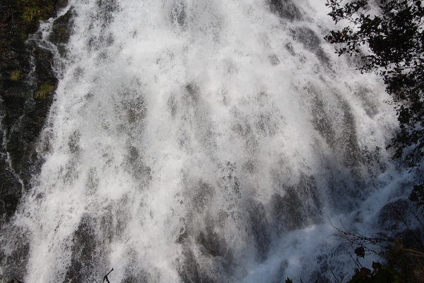 斜里「オシンコシンの滝」の瀑布