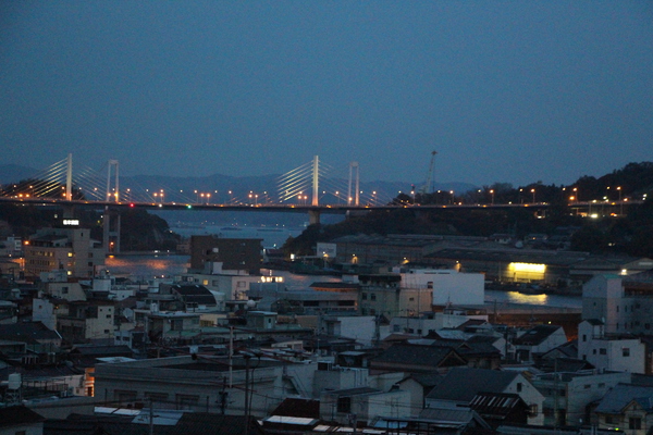 尾道市の夕暮れ/癒し憩い画像データベース