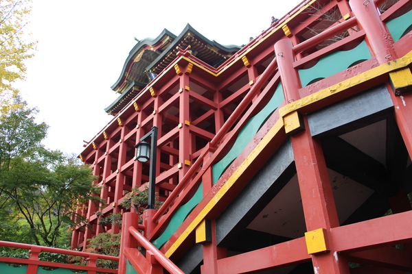 祐徳稲荷神社の「懸づくりと拝殿」