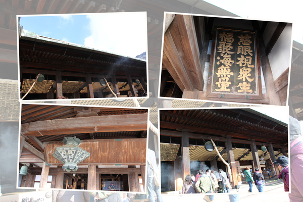 冬の京都・清水寺「本堂の回廊と内観」