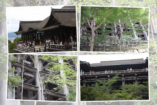 夏の京都・清水寺「本堂舞台と懸造り」