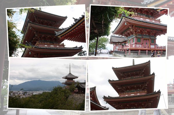 夏の京都・清水寺「三重塔」