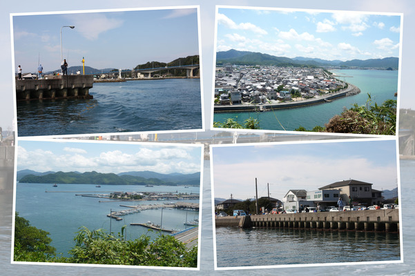 青海島遊覧の発着「仙崎港」