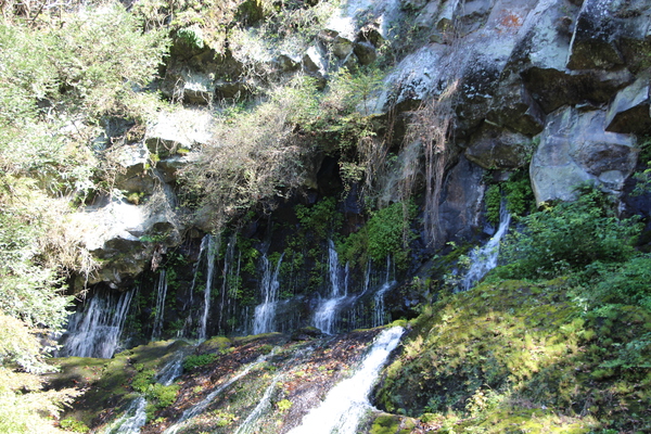 秋の高千穂峡「玉垂の滝」