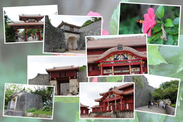 夏の沖縄「首里城と周辺」/癒し憩い画像データベース