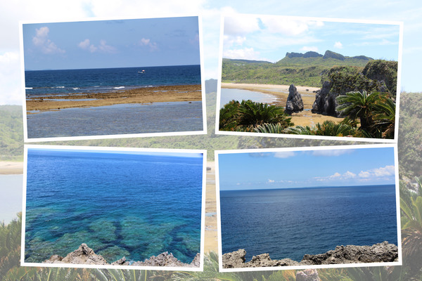 沖縄島の最北端「辺戸岬からの眺望」/癒し憩い画像データベース