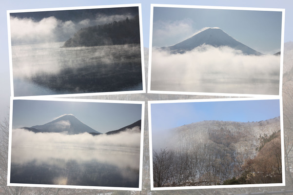富士山麓「冬の本栖湖」/癒し憩い画像データベース