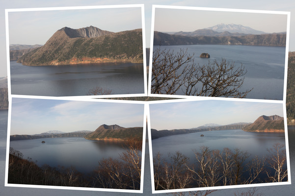 北海道「遅い春の摩周湖」