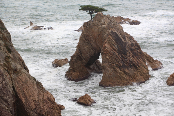 浦富海岸「千貫松島」の洞門/癒し憩い画像データベース