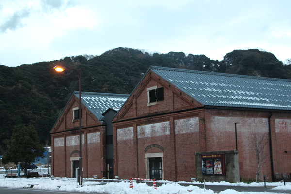 冬の敦賀「赤レンガ倉庫」