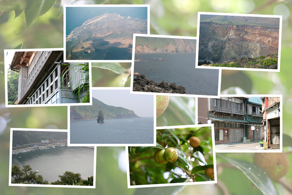 伊豆大島「三原山と島の景色」/癒し憩い画像データベース