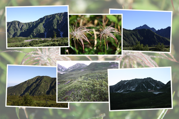 夏の立山「雄山と周辺の山並み」/癒し憩い画像データベース