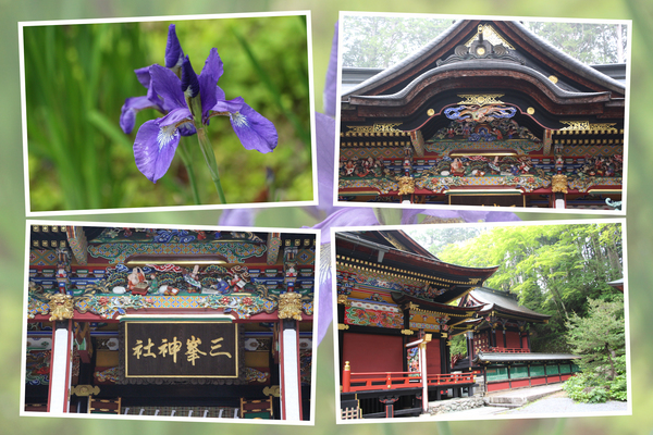 新緑期の秩父・三峯神社「拝殿と本殿」/癒し憩い画像データベース