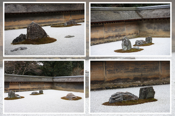 京都「龍安寺の石庭（方丈庭園）」