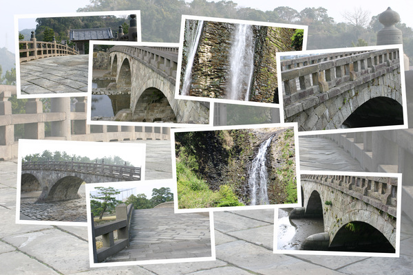鹿児島の「甲突川五石橋」と「龍門滝」