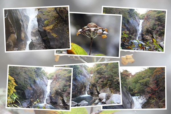 秋の昇仙峡「仙娥滝」