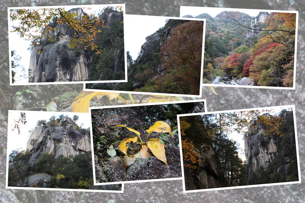 秋の昇仙峡「覚円峰と天狗岩」/癒し憩い画像データベース