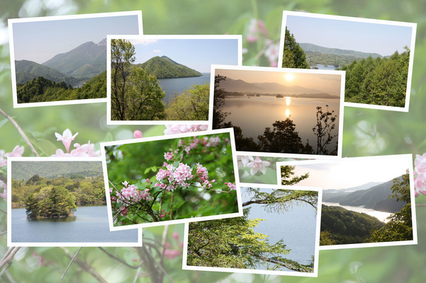 春の裏磐梯三湖/癒し憩い画像データベース