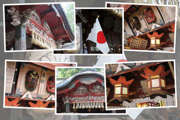 北口本宮富士浅間神社「拝殿の外観と内観」