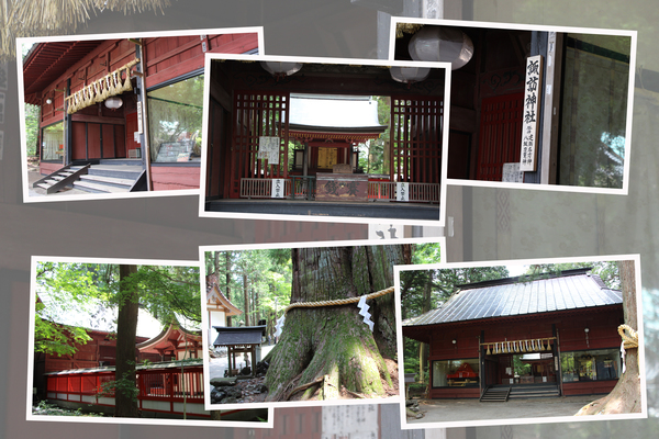 北口本宮富士浅間神社の「諏訪神社と周辺」
